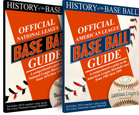 Official American & National League Base Ball Guides set